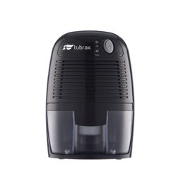 Mini Desumidificador Elétrico Preto Bivolt 127-220v Antimofo 500ml Tubrax - 1