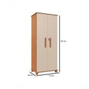 Ver imagem 4 de Armário Multiuso Dallas 100% Mdf com Chave Camas Fenix Cor:nature-off White