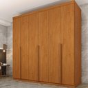 Ver imagem 1 de Guarda-Roupa Casal com 6 Portas e 4 Gavetas 218cm Multimóveis CR35492 Cinamomo