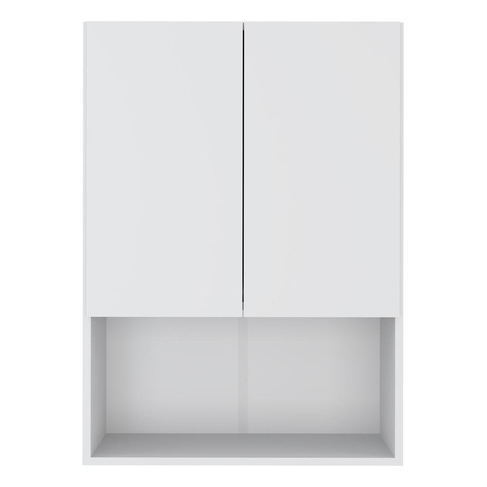 Armário Lavanderia 2 Portas Ibiza - Multimóveis Preto - 48x68x22cm