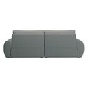Ver imagem 7 de Sofá Living 4 Lugares Chenille Cinza Escuro Tec.2303 Murale 240cm Yescasa