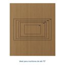 Ver imagem 7 de Rack com Painel para Tv até 75 Polegadas 230cmx200cm Ripado Aruá CabeCasa MadeiraOriginals