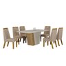 Conjunto Sala de Jantar Mesa 1,80 com 6 Cadeiras Liz - 2
