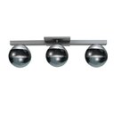 Ver imagem 6 de Plafon Sobrepor de Teto Lustre Jabuticaba com 3 Vidros Globos 10cm Fume para Sala, Quarto, Cozinha