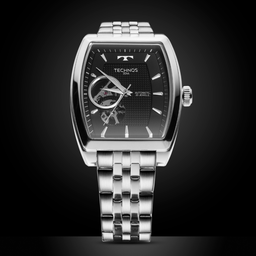 Relógio Technos Masculino Automatico Prata G3265ax/1p - 2
