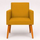 Ver imagem 7 de Kit 3 Poltronas Decorativa para Sala Recepção Consultório Escritório Nina Tecido Suede
