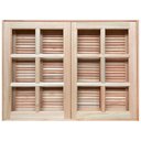 Ver imagem 1 de Janela de Abrir / Abrir Reto de Madeira Padrão Cedro Batentes de 14 Cm-1.00(l)x1.20(a)