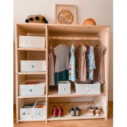 Guarda Roupa Montessori Kids em Madeira - 2