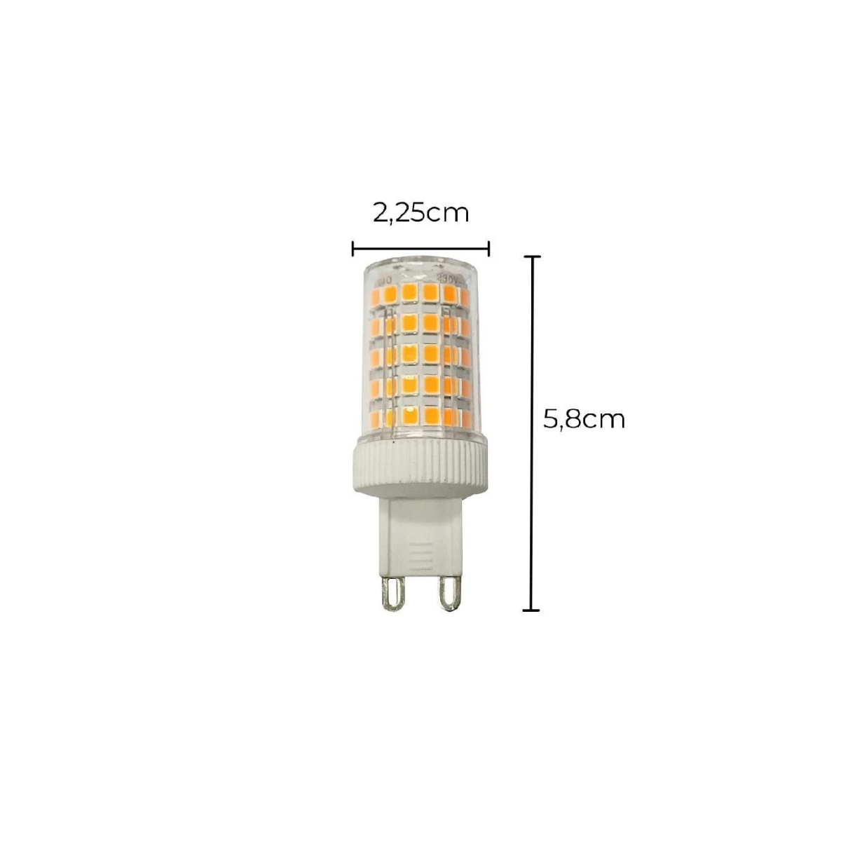 Lampada Led G9 7w 2400k 700lm 220v Nordecor - 3