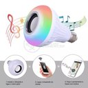 Ver imagem 1 de Lâmpada Led 12w E27 Rgb Colorida com Caixa de Som
