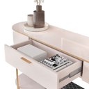 Ver imagem 6 de Aparador de Sala Pés Metálicos 135cm Jaspe D04 Off White - Mpozenato