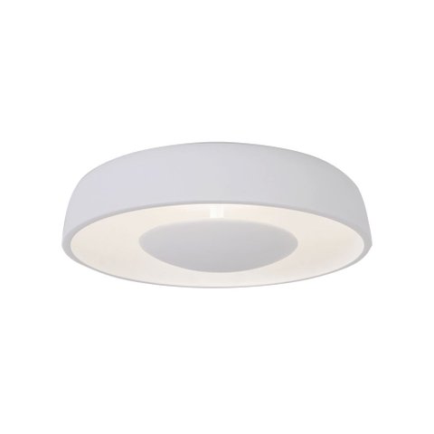 LUMINÁRIA PLAFON LUZ INDIRETA ROUND MED 40CM 2 LAMP E27 BRANCO - 1107 MED BR