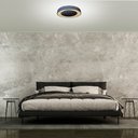 Ver imagem 2 de LUMINÁRIA PLAFON LUZ INDIRETA ROUND MED 40CM 2 LAMP E27 BRANCO - 1107 MED BR