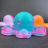 Chaveiro Polvo Reversível Pop It Fidget Toy Brinquedo Anti Stress Apertar TikTok Silicone Sensorial  - 12
