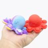 Chaveiro Polvo Reversível Pop It Fidget Toy Brinquedo Anti Stress Apertar TikTok Silicone Sensorial  - 19