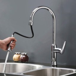 Torneira Gourmet Extensivel Cozinha Pia Ducha Articulada 2 Jatos Monocomando Agua Quente Fria Mesa B - 9