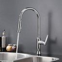 Ver imagem 7 de Torneira Gourmet Extensivel Cozinha Pia Ducha Articulada 2 Jatos Monocomando Agua Quente Fria Mesa B