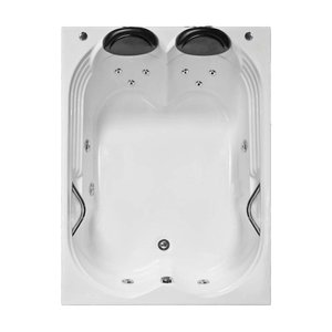 Banheira Dupla Olinda Completa com Hidro em Acrílico - 1.80x1.20x0.40 - 220v