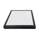 Ver imagem 1 de Painel de Led Blumenau Backlight Quadrado de Sobrepor 32w Bivolt Preto 3000k Luz Amarela