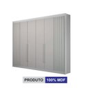 Ver imagem 3 de Guarda Roupa Casal Ripado 6 Portas 6 Gavetas 100% MDF São Carlos