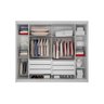 Guarda-roupa 06 Portas São Carlos MDF, portas ripadas e 6 gavetas internas - 2