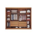 Ver imagem 3 de Guarda Roupa Casal Ripado 6 Portas 6 Gavetas 100% MDF São Carlos