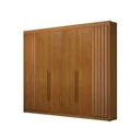 Ver imagem 2 de Guarda Roupa Casal Ripado 6 Portas 6 Gavetas 100% MDF São Carlos