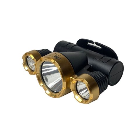 Lanterna Cabeça Led Camping Extra Leve Recarregável Bivolt