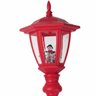 Poste Decorativo com Luz Natalino Vermelho - 104x18x16cm Prime Home Decor 37248 - 2