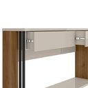 Ver imagem 6 de Aparador para Sala de Estar 2 Gavetas 136cm Luxe L06 Avelã/Off White - Mpozenato