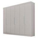 Ver imagem 1 de Guarda Roupa Casal 6 Portas Delta Branco - Leifer
