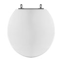 Ver imagem 1 de Assento Sanitário Poliéster Para Louça Universal/Standard Aço (Reb. Oculto) Sedile