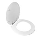 Ver imagem 2 de Assento Sanitário Poliéster Para Louça Universal/Standard Aço (Reb. Oculto) Sedile