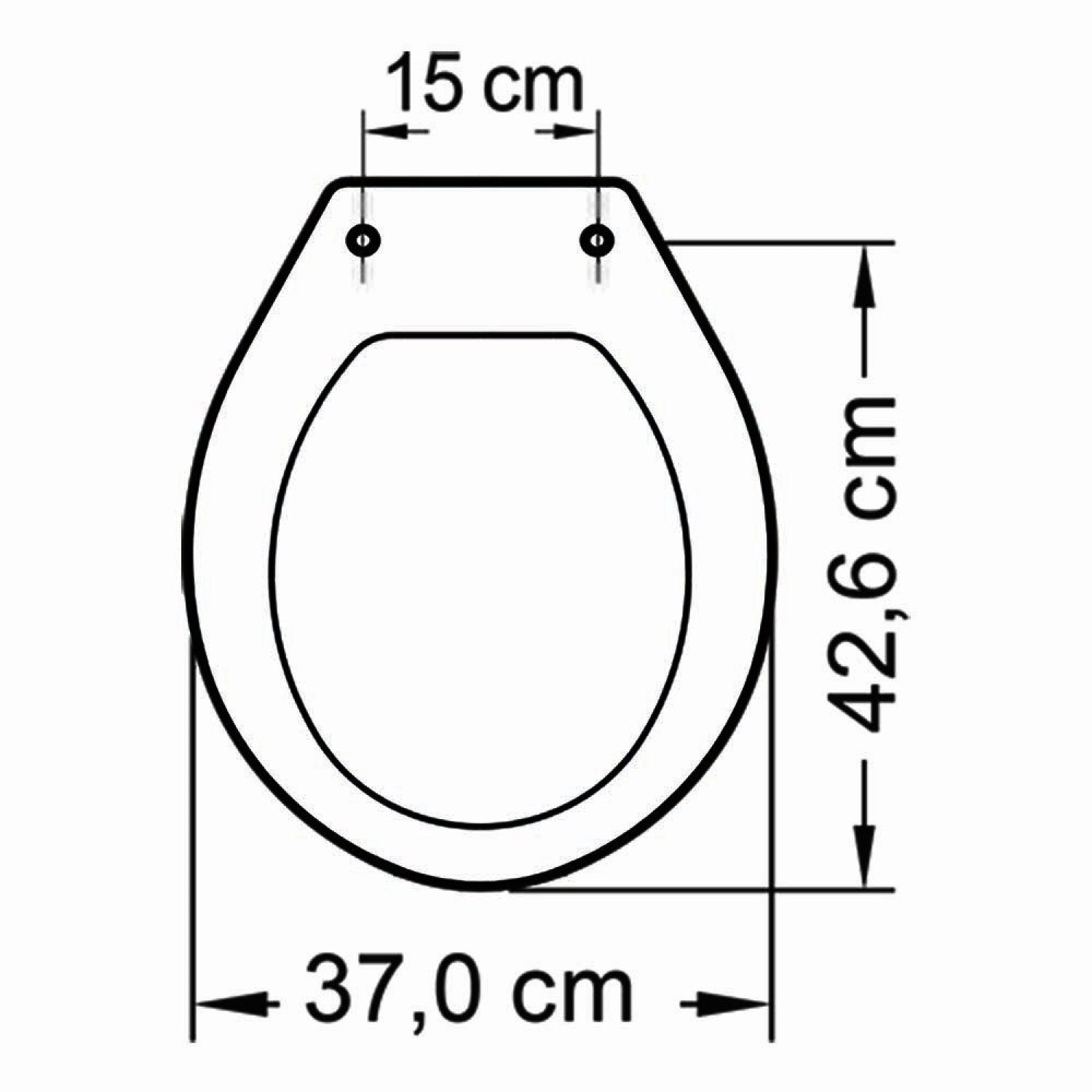 Assento Sanitário Poliéster Para Louça Universal/Standard Aço (Reb. Oculto) Sedile - 5
