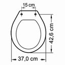 Ver imagem 5 de Assento Sanitário Poliéster Para Louça Universal/Standard Aço (Reb. Oculto) Sedile