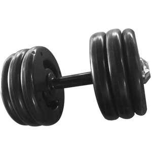 Dumbbell Injetado Pegada Emborrachada Academia Fitness 12kg