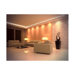 Spot Direcionavel Redondo LED Bivolt Tramontina Amarela Quente 3000K - 5W - 5