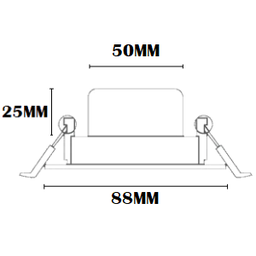 Spot Direcionavel Redondo LED Bivolt Tramontina Amarela Quente 3000K - 5W - 4