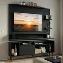 Ver imagem 1 de Rack com Painel para Tv até 60 Polegadas 180 Cm com Pés Preto/rustic Cancun Madesa