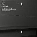 Ver imagem 6 de Rack com Painel para Tv até 60 Polegadas 180 Cm com Pés Preto/rustic Cancun Madesa