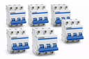 Ver imagem 3 de Disjuntor Tripolar 3p Curva C 10a 16a 20a 25a 32a 40a 50a 63a 70a 80a 100a 125a Lukma Trilho Din Mod