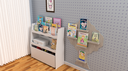 Ver imagem 5 de Livreiro Organizador Infantil com Baú Ralf 100% Mdf Woodcore