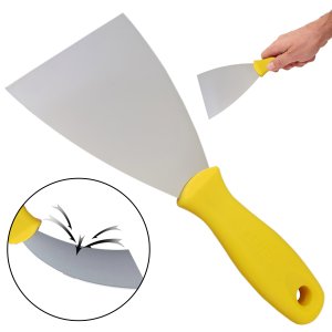 Espatula 6cm Aço Carbono Cabo Plástico Pvc Profissional | Fertak