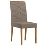 Cadeira para Mesa de Jantar Caroline Kit 2 Peças Ype Veludo Marrom Rose – New Ceval - 2
