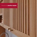 Ver mais imagens de Armário Aéreo 2 Portas Basculante 120cm Ripado com Vidro Yasmin Espresso Móveis