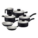 Ver imagem 1 de Jogo de Panelas Antiaderente Linz Tramontina Preto 7pçs