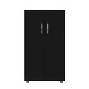 Ver imagem 4 de Armário Multiuso Calyn 2 Portas 3 Prateleiras MDP 60cm Preto AJL Móveis