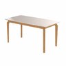 Mesa Candian Sala de Jantar 120 X 0,80 com Vidro - 2