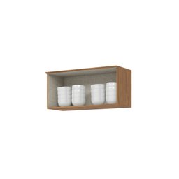 Armário Aéreo 1 Porta Basculante 80cm Yasmin Espresso Móveis - 4