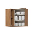 Ver imagem 4 de Armário Aéreo Canto Reto 1 Porta Yasmin Espresso Móveis